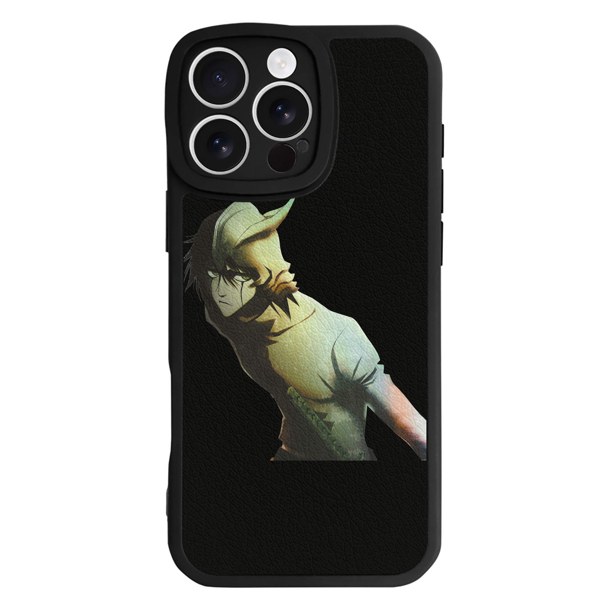 （画像用） ブリーチ ウルキオラ·シファー BLEACH Ulquiorra cifer 【iPhone 16シリーズ対応】シリコンスマホケース（レザー調） 材質：シリコン
